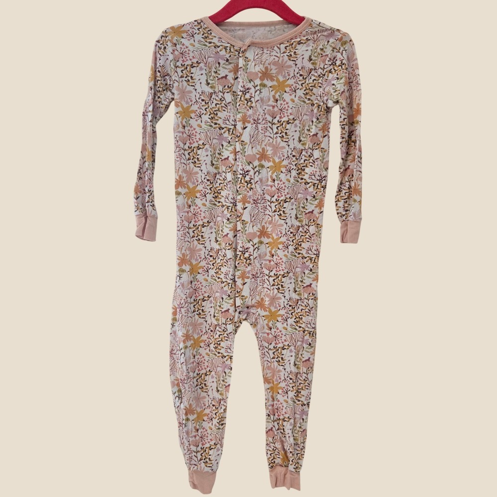 Magnetic Me Wildflower Floral Magnetic Footless Sleeper 18-24 Months Pink